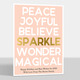 Holiday Wishes Foil Flat Holiday Cards Image 1 of 6